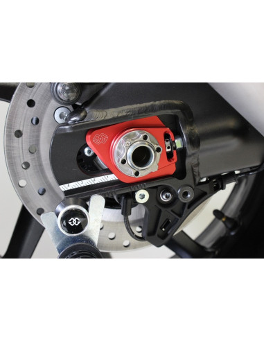 Ecrou de colonne de direction GILLES TOOLING M24X1,0 rouge