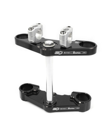 Té de fourche complet S3 Ø39mm noir Beta Evo fourche Tech