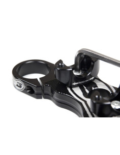 Té de fourche supérieur S3 réglable noir Montesa 4RT 2
