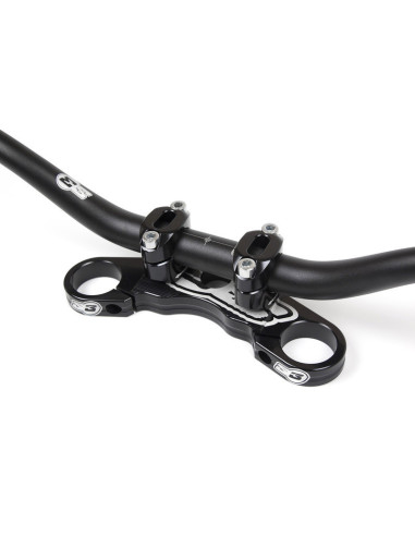 Té de fourche supérieur S3 réglable noir Montesa 4RT