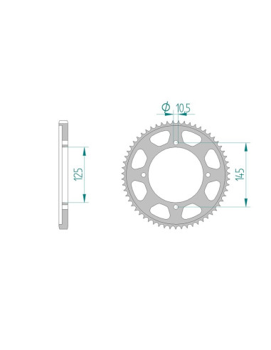Kit chaine AFAM acier YAMAHA XVS 250 DRAGSTAR pas 428 2001 à 2003