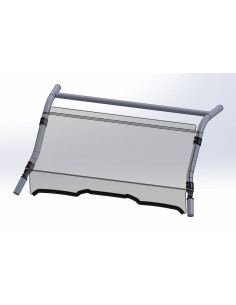 Pare-brise DIRECTION 2 avant complet fixe Yamaha YXZ1000