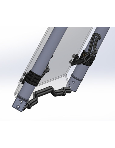 Pare-brise DIRECTION 2 avant complet pliable 1pc RZR Pro XP