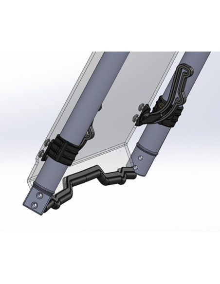 Pare-brise DIRECTION 2 avant complet pliable 1pc RZR Pro XP