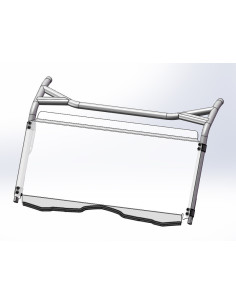Pare-brise DIRECTION 2 avant complet fixe CFMOTO Uforce 800