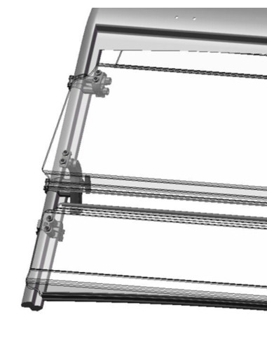 Pare-brise DIRECTION 2 avant complet pliable Can-Am Defender