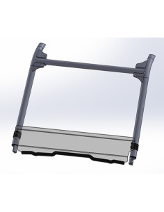 Pare-brise DIRECTION 2 avant court Polaris RZR Pro XP
