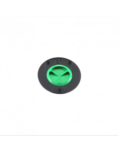 Bouchon de réservoir LIGHTECH aluminium à vis - vert