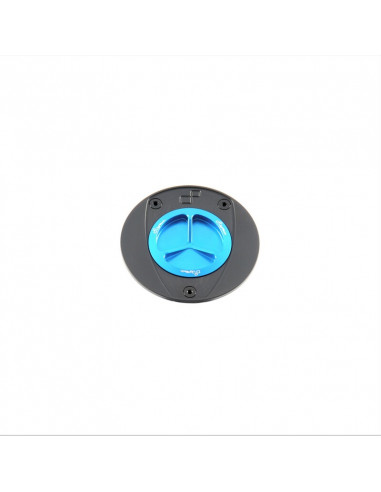 Bouchon de réservoir LIGHTECH aluminium à vis - cobalt