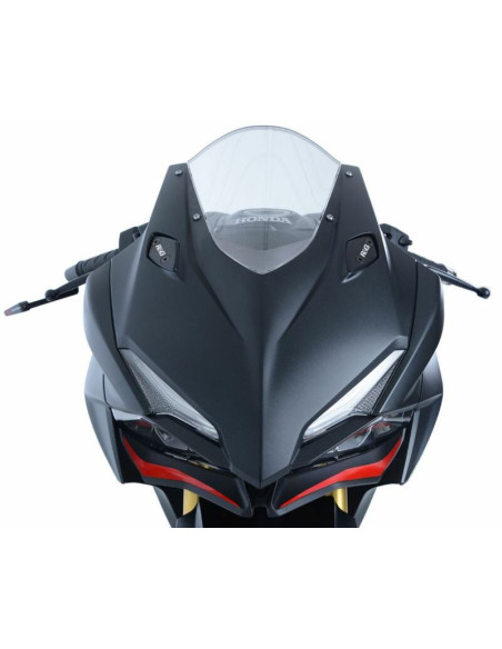 Cache-orifices rétroviseur R&G RACING - noir Honda CBR250RR