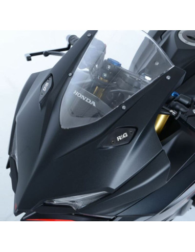 Cache-orifices rétroviseur R&G RACING - noir Honda CBR250RR