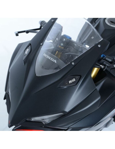 Cache-orifices rétroviseur R&G RACING - noir Honda CBR250RR