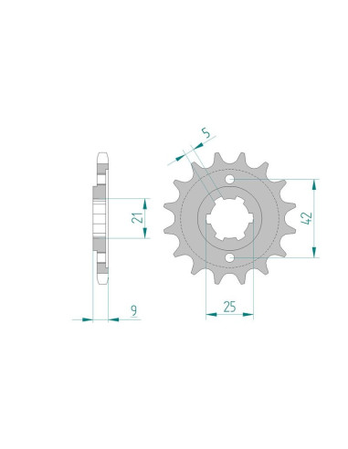 Kit chaine AFAM acier YAMAHA XT 350 55V/3YT pas 428 1985 à 1998