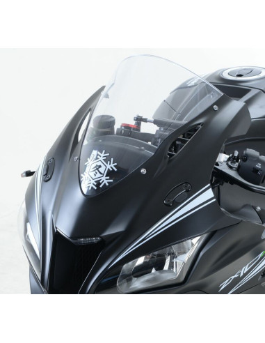 Cache-orifices rétroviseur R&G RACING - noir Kawasaki ZX-10R