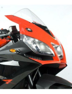 Cache-orifices rétroviseur R&G RACING - noir Aprilia RS4 125/RSV4 RR/RF