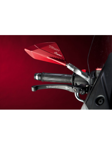 Rétroviseur LIGHTECH type origine - rouge Yamaha T-Max 500/530