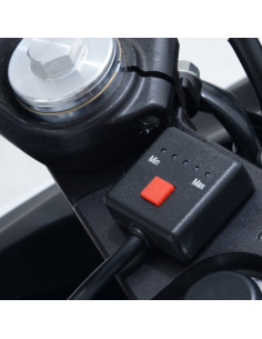 Poignées chauffantes R&G RACING interrupteur guidon 22mm Clip-on 2