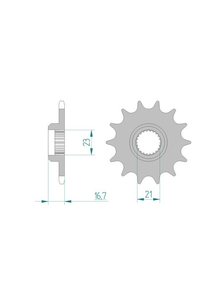Kit chaine AFAM acier YAMAHA XJ 600 N DIVERSION 4BR pas 520 1991 à 2002