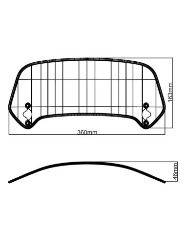 Spoiler de rechange MRA X-Creen Touring XCTA -