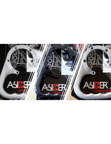 Poignée de réservoir A-SIDER 5 vis argent Yamaha YZF-R1/YZF-R6