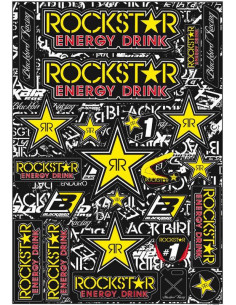 Planche de stickers BLACKBIRD Rockstar Energy