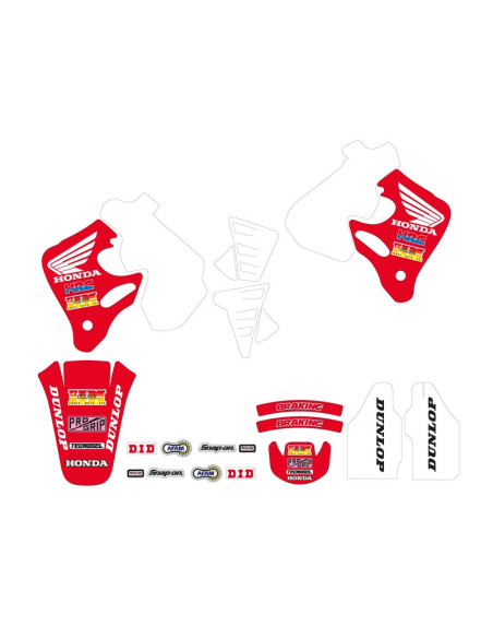 Kit déco complet TECNOSEL Team Honda 1992