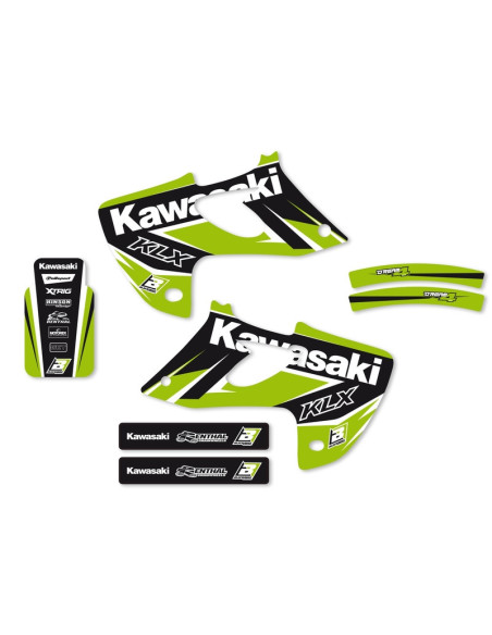 Kit déco BLACKBIRD Dream Graphic 4 Kawasaki KLX250