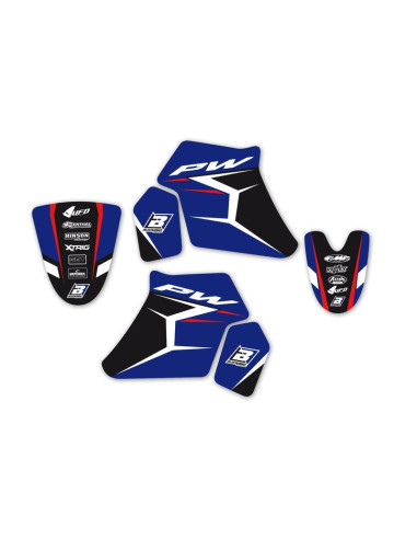 Kit complet BLACKBIRD Dream Graphic 4 Yamaha PW50