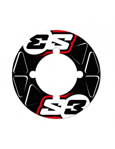 Stickers de couronne S3 46/48 dents rouge