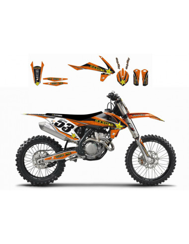 Kit déco BLACKBIRD Rockstar Energy KTM SX/SX-F/EXC