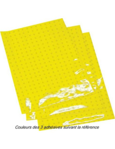 Planches adhésives BLACKBIRD Crystall réspirante rouge