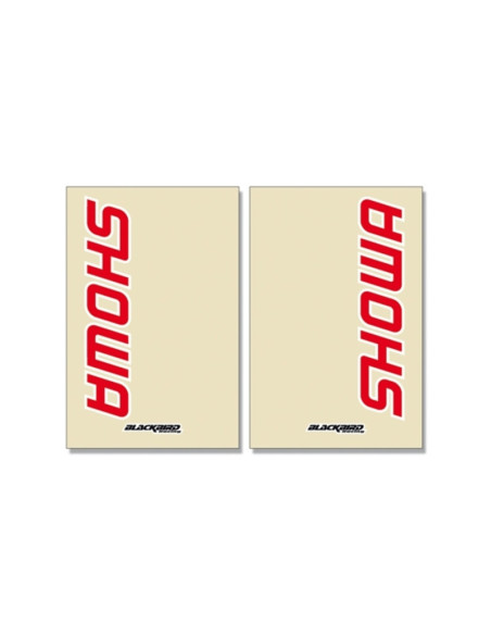 Déco de fourche BLACKBIRD Showa translucide