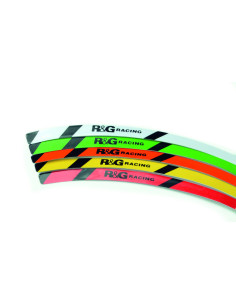 Liseré de jantes R&G RACING 17'' vert 2