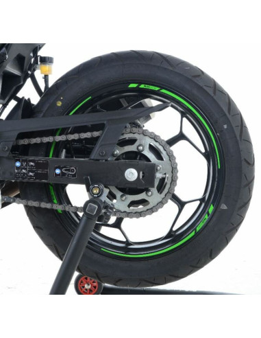 Liseré de jantes R&G RACING 17'' vert