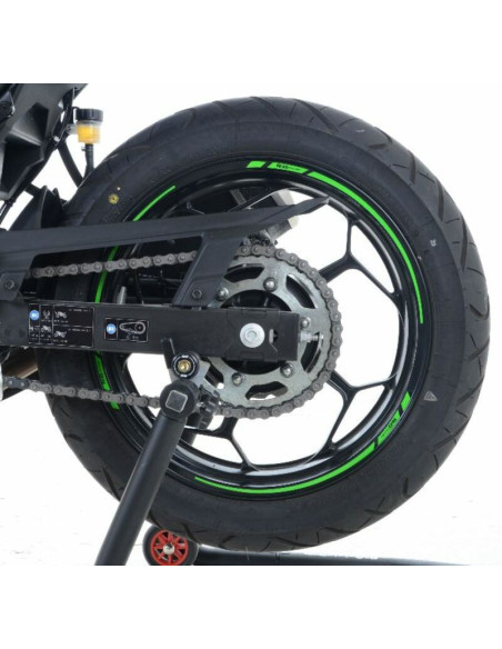 Liseré de jantes R&G RACING 17'' vert