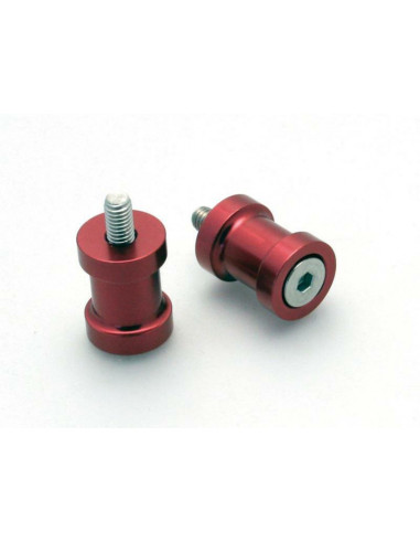 Pions de bras oscillant R&G RACING M10 aluminium rouge