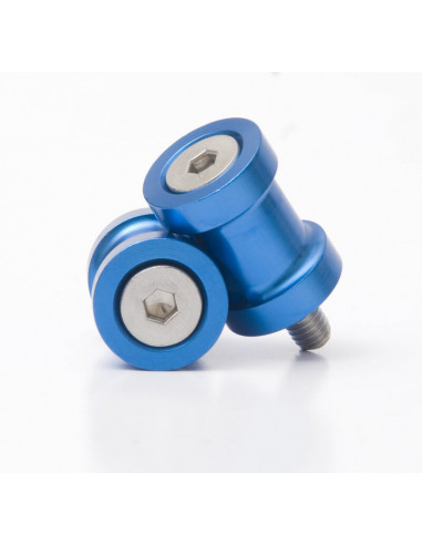 Pions de bras oscillant R&G RACING M10 bleu