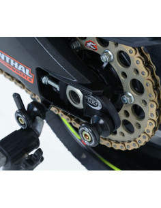 Pions de bras oscillant avec platine R&G RACING noir Suzuki GSX-R1000 2