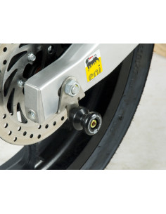 Pions de bras oscillant R&G RACING avec platine argent Aprilia RS4 50/125 2