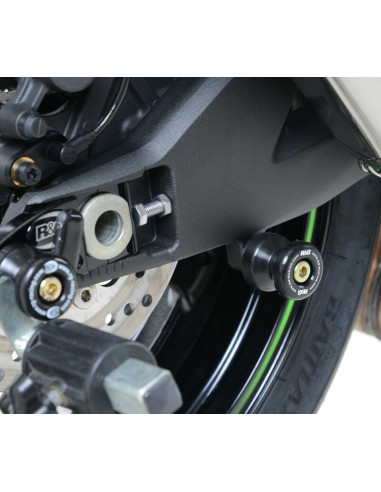 Pions de bras oscillant R&G RACING noir Kawasaki ZX-10R