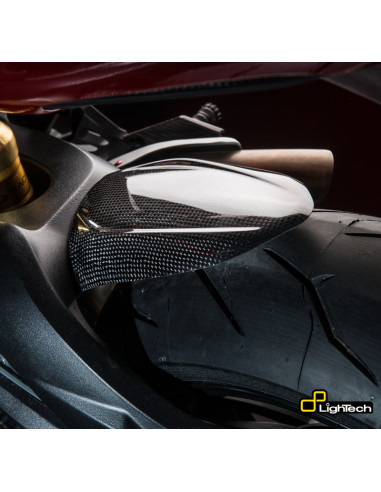 Garde boue arrière LIGHTECH carbone mat Mv Agusta F3 800