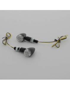 Clignotants V PARTS Shell LED noir universel 2