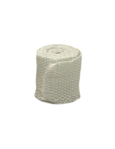 Bande thermique collecteur ACOUSTA-FIL 50mm x 7,5m 550°C blanc