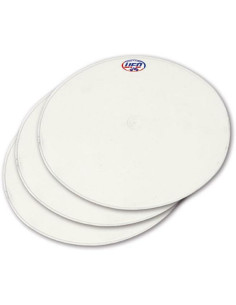 Plaque frontale ovale UFO vintage 1970 blanc 3 pièces