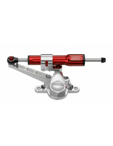 Kit amortisseur de direction BITUBO rouge position au-dessus du réservoir Ducati 848/EVO