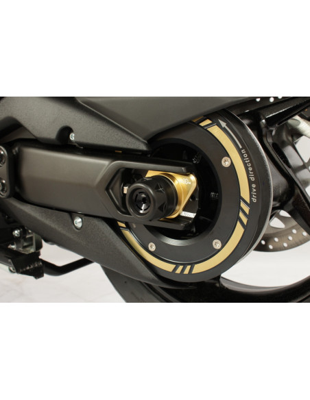 Cache courroie GILLES TOOLING noir Yamaha T-Max 530/560