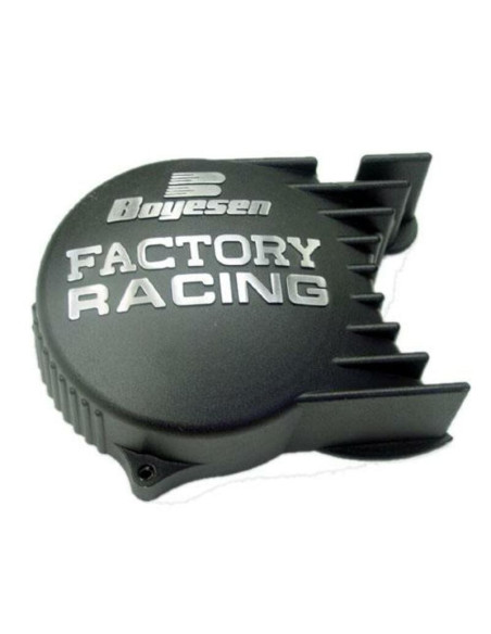 Couvercle de carter d'allumage BOYESEN Factory Racing noir