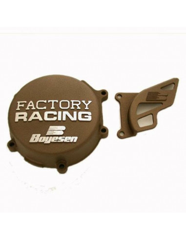 Couvercle d'allumage BOYESEN Factory Racing magnésium Kawasaki KX80/KX85