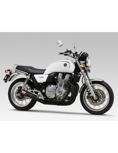 Ligne complète YOSHIMURA Straight Cyclone inox noir Honda CB1100/EX