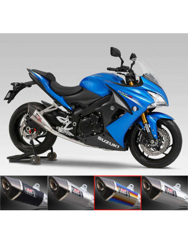 Ligne complète YOSHIMURA R-11 titane bleu Suzuki GSX-S1000